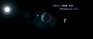 Image of the final title: Tannis in Year One. Only 1213 have survived from the original 16000.